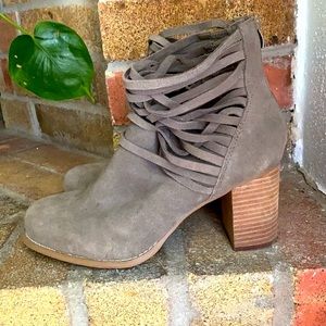 Torrid Suede Ankle Boots Size 11